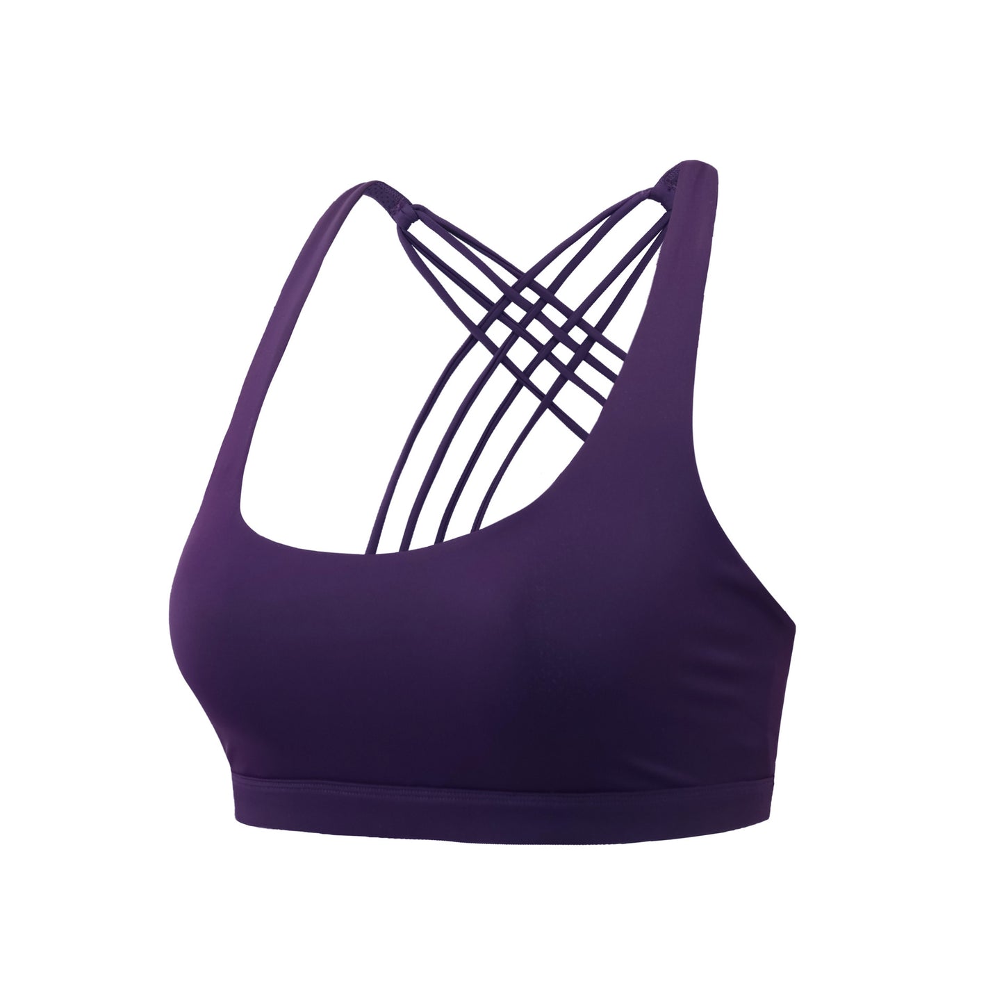 Classic Cross Beauty Back Exercise Bra without Steel Ring Yoga Shockproof Running Exercise Underwear Fashion Large Size Bra Women