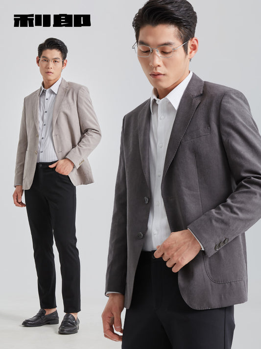 LiLang Official Suit Outwear Leisure Suits for Men Men's 2025 Spring Clothes New Arrival Fancy Business Men's Single West