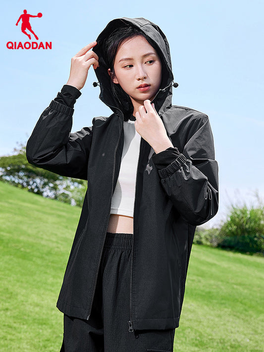 Jordan Woven Windbreaker for Women 2025 Spring New Arrival Women Windproof Outdoor Cycling Fishing Hooded Jacket Outwear Women