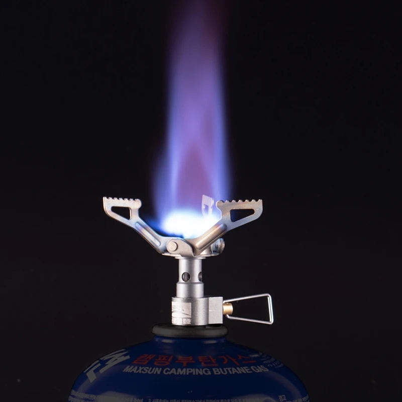 Outdoor Gas Stove Camping Gas Burner Portable Mini Titanium Stove Survival Furnace Pocket Picnic Gas Cooker brs-3000t