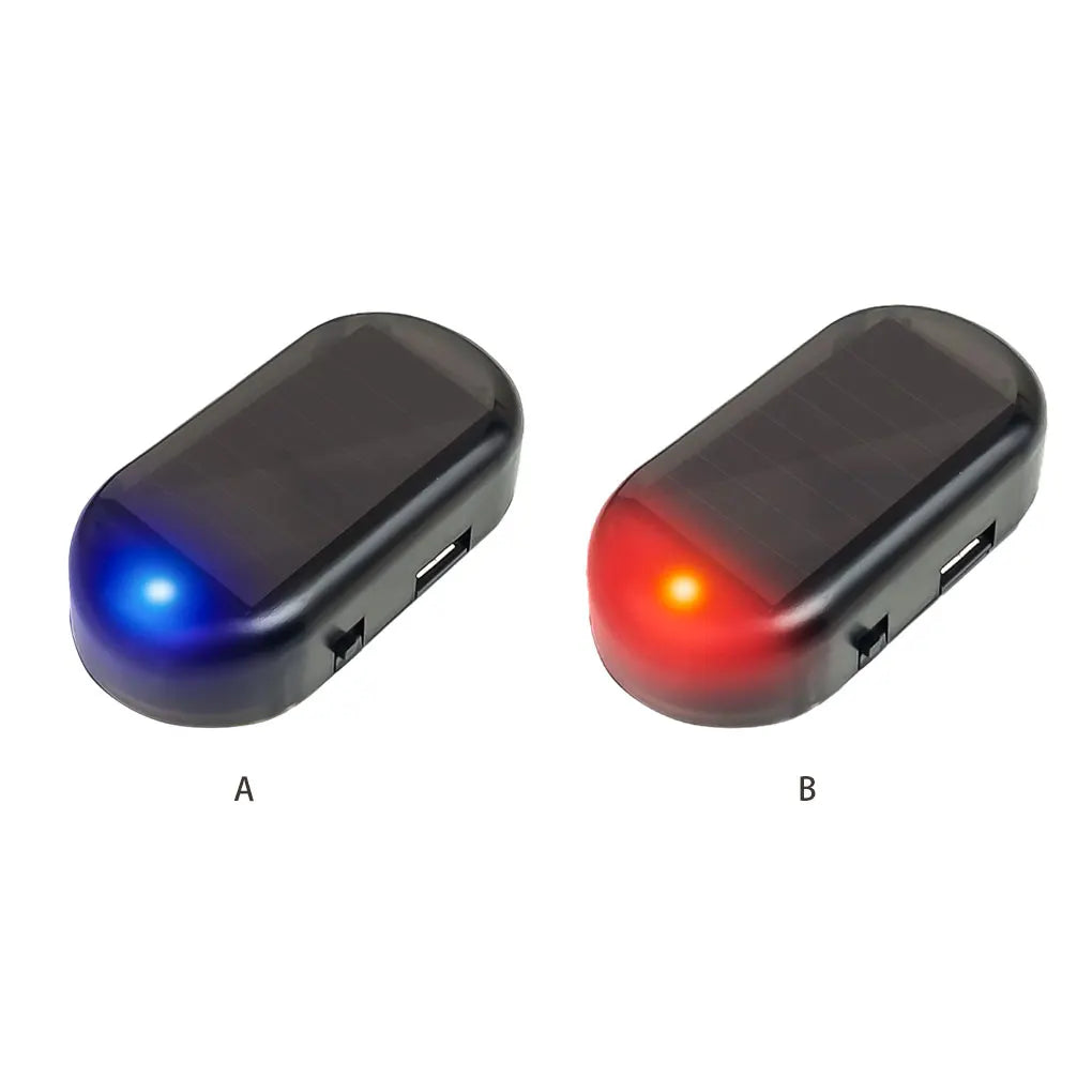 Solar Car Anti-theft Light Car Alarm Simulated Anti-theft Immobilizer Device in the Car LED ABS Safety System Device Auto Alarm