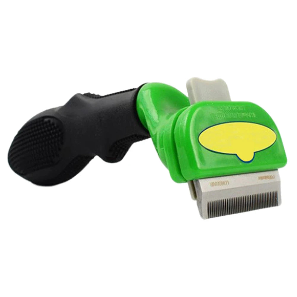 Deshedding Brush Removes Loose Hair and Tangles Pet Grooming Brush Cat Comb Shedding Rake Pet Hair Remover Brush for Dogs Cats