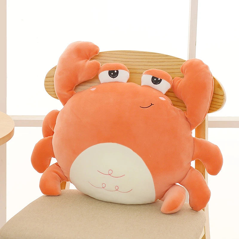 Crab Goose Lion Cartoon Throw Pillow Doll Mollusk Cushion Sofa Nap Pillow