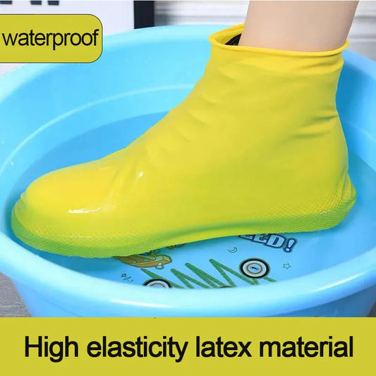 Rubber Rain Boots Rain Shoe Cover for Shoes Silicone Rain Boots Covers Protector Waterproof Footwear Covers