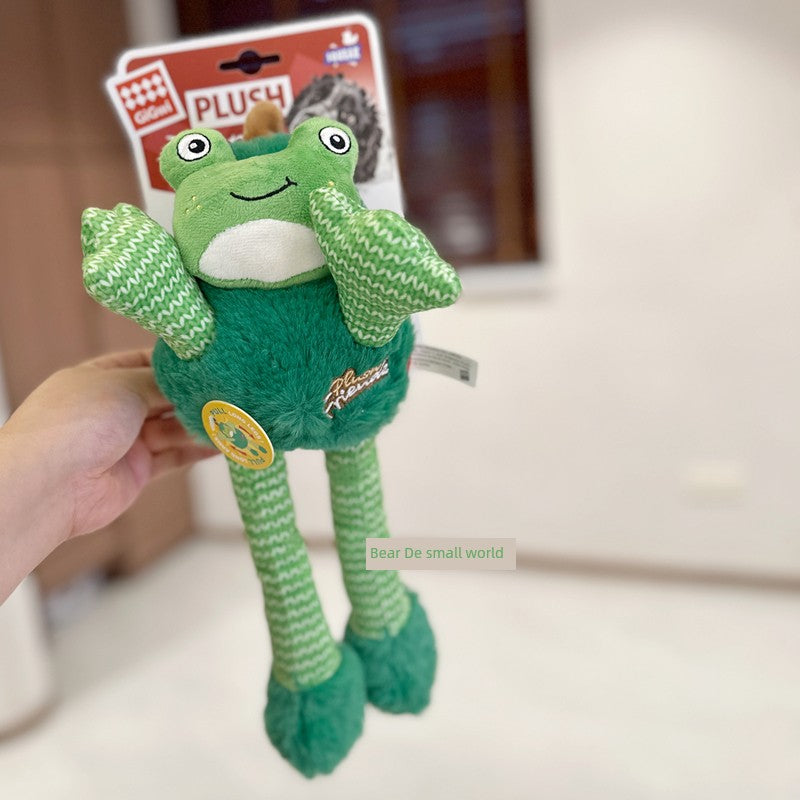 Gigwi Expensive Dog Toy Stuffed Molar Ringing Paper Sound Pulling Bite-Resistant Tug-of-War Relieving Stuffy Pet Toy