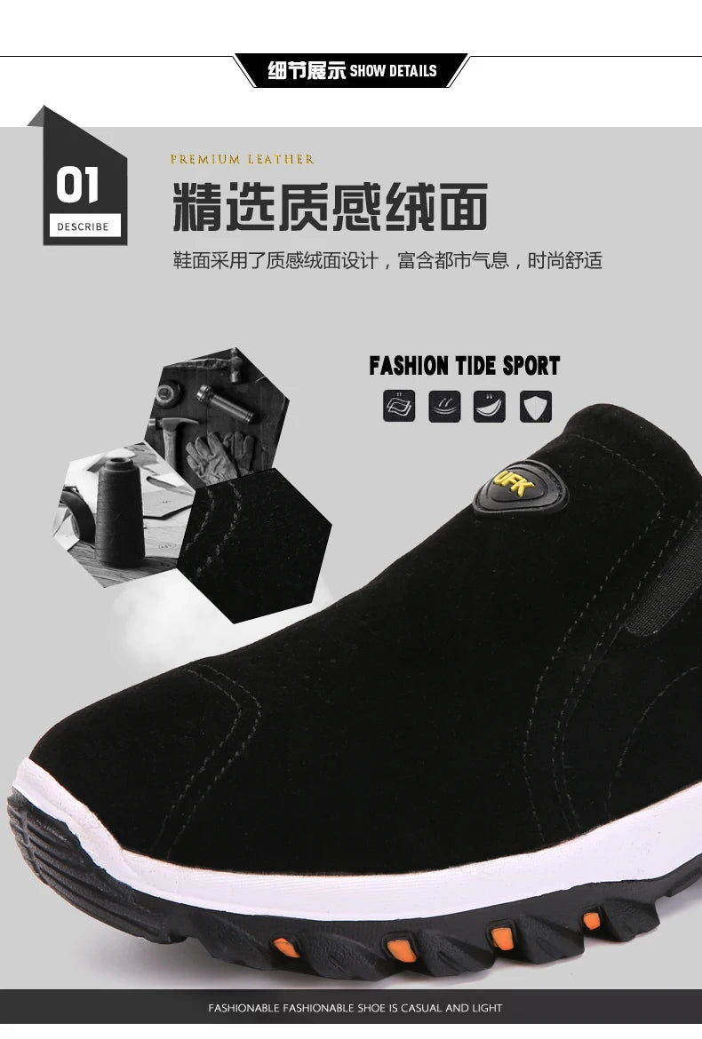 2024 New Casual Men's Sports Shoes Outdoor Walking Loafers Comfortable Shoes Fashionable and Lightweight Plus Size 38-50