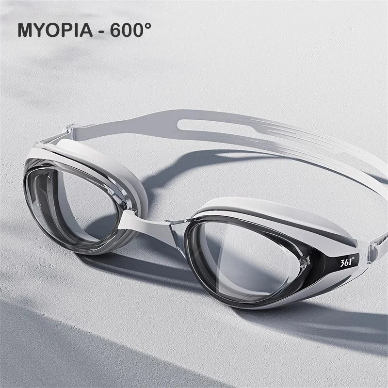 Brand Myopia Swimming Goggles Women Men Small Frame Pool Optical Glasses HD Anti Fog Eyewear Swimming Equipm Diopter -2.0~-6.0