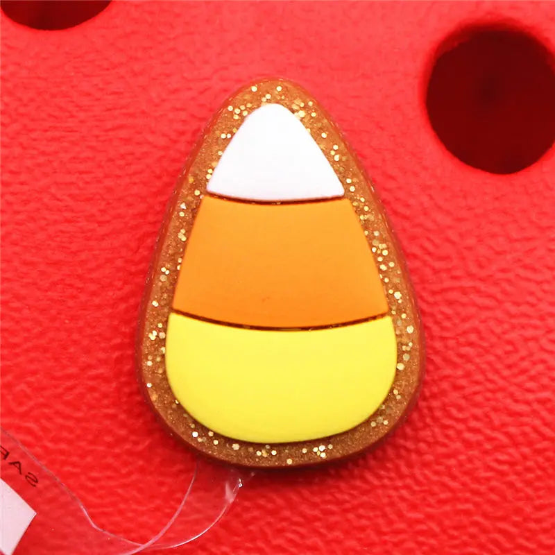 1pcs Foods Shoe Charms Cute Sushi Cookies Ice Cream Cake PVC Shoes Accessories Upper Decoraciones for Buckle Kids Gifts