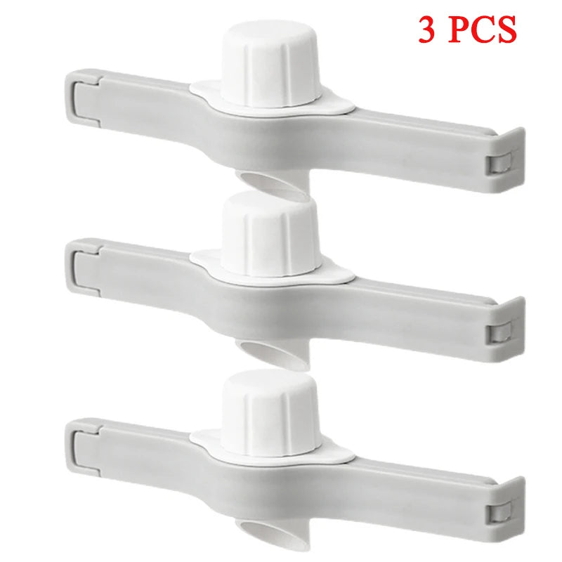 1-5PCS Screw Cap Sealing Clip Seasoning Bag Milk Powder Salt Bag Sealing Clip Snack Food Preservation Clip Kitchen Accessories