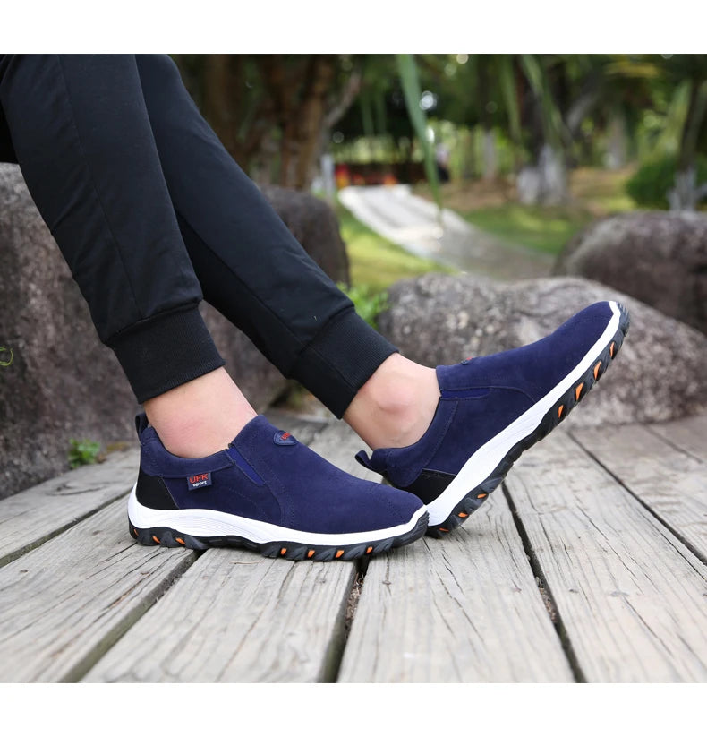 2024 New Casual Men's Sports Shoes Outdoor Walking Loafers Comfortable Shoes Fashionable and Lightweight Plus Size 38-50