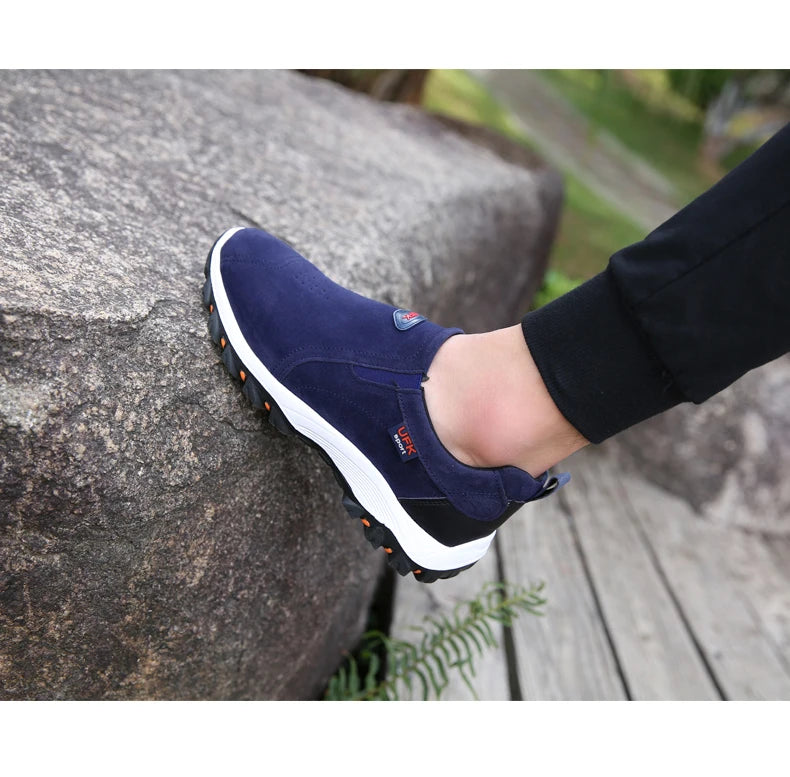 2024 New Casual Men's Sports Shoes Outdoor Walking Loafers Comfortable Shoes Fashionable and Lightweight Plus Size 38-50
