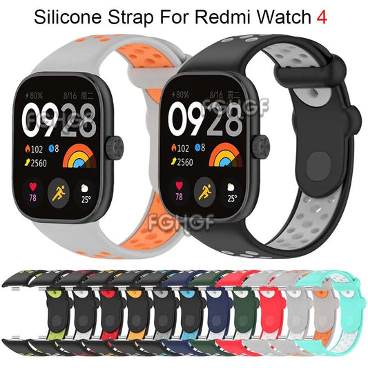 For Redmi Watch 5 Strap Silicone Replacement Correa Wristband Bracelet For Xiaomi Redmi Watch 4 Smart Watch Band Accessories