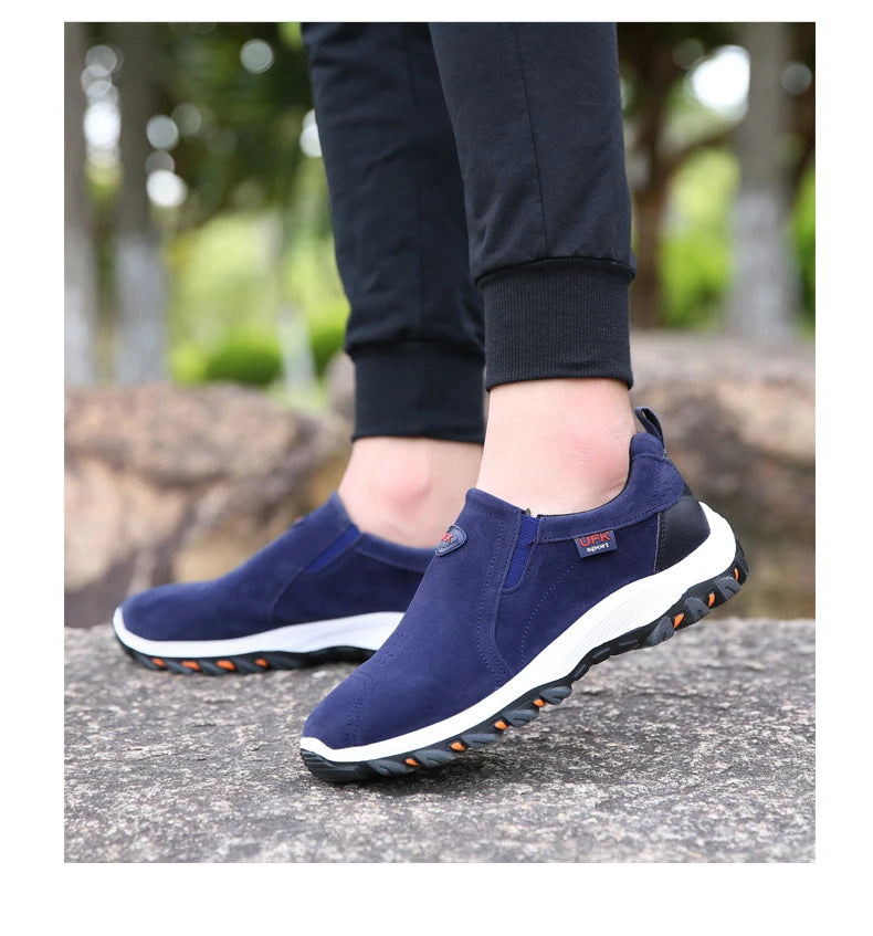 2024 New Casual Men's Sports Shoes Outdoor Walking Loafers Comfortable Shoes Fashionable and Lightweight Plus Size 38-50