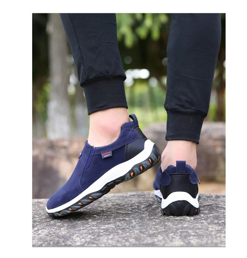 2024 New Casual Men's Sports Shoes Outdoor Walking Loafers Comfortable Shoes Fashionable and Lightweight Plus Size 38-50