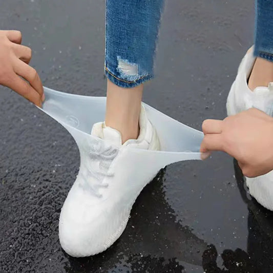 Rubber Rain Boots Rain Shoe Cover for Shoes Silicone Rain Boots Covers Protector Waterproof Footwear Covers