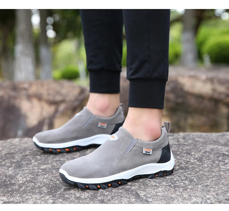 2024 New Casual Men's Sports Shoes Outdoor Walking Loafers Comfortable Shoes Fashionable and Lightweight Plus Size 38-50
