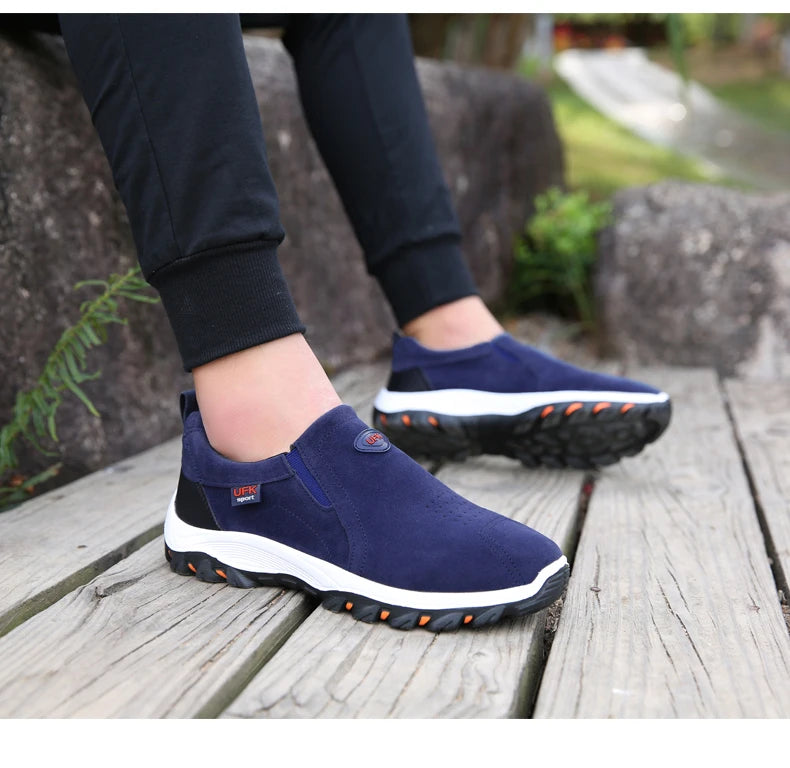 2024 New Casual Men's Sports Shoes Outdoor Walking Loafers Comfortable Shoes Fashionable and Lightweight Plus Size 38-50