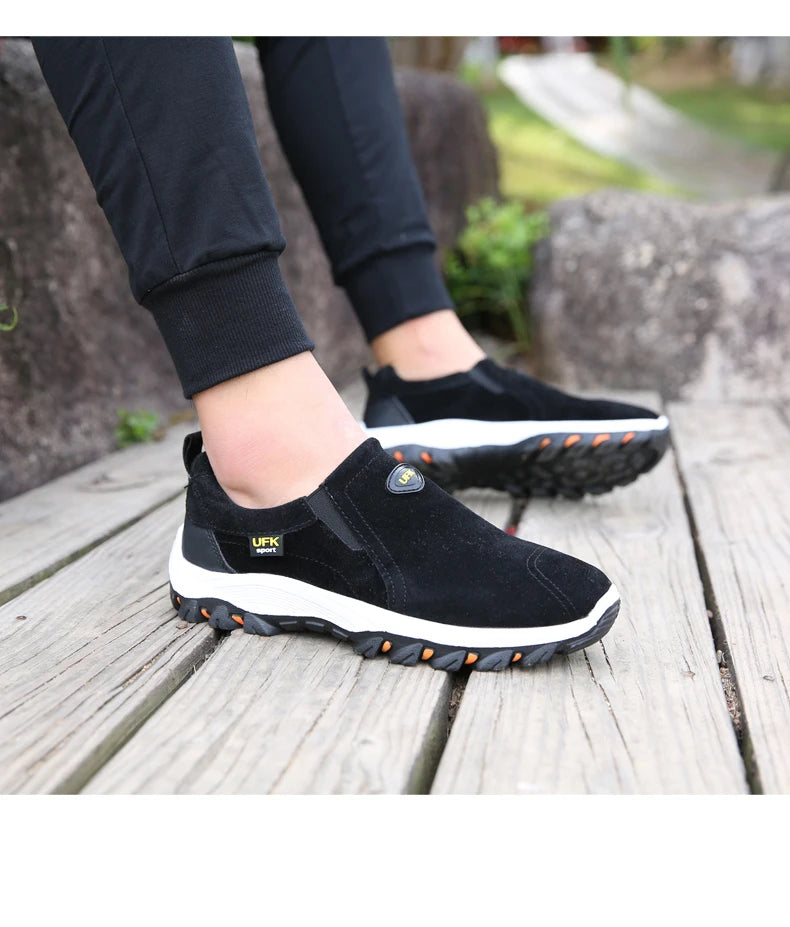 2024 New Casual Men's Sports Shoes Outdoor Walking Loafers Comfortable Shoes Fashionable and Lightweight Plus Size 38-50