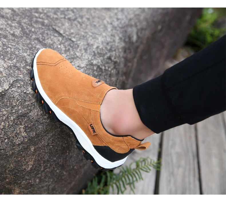 2024 New Casual Men's Sports Shoes Outdoor Walking Loafers Comfortable Shoes Fashionable and Lightweight Plus Size 38-50