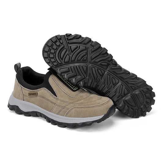 New Men Hiking Shoes Outdoor Casual Shoes One-Step Breathable Suede Walking Shoes Large Size Men Sports Shoes Size 39-49