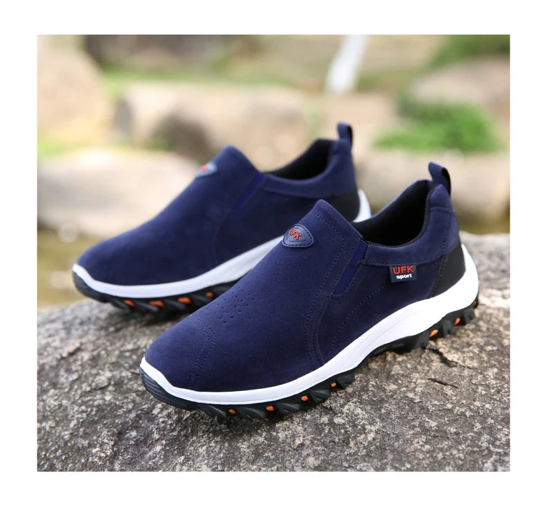 2024 New Casual Men's Sports Shoes Outdoor Walking Loafers Comfortable Shoes Fashionable and Lightweight Plus Size 38-50