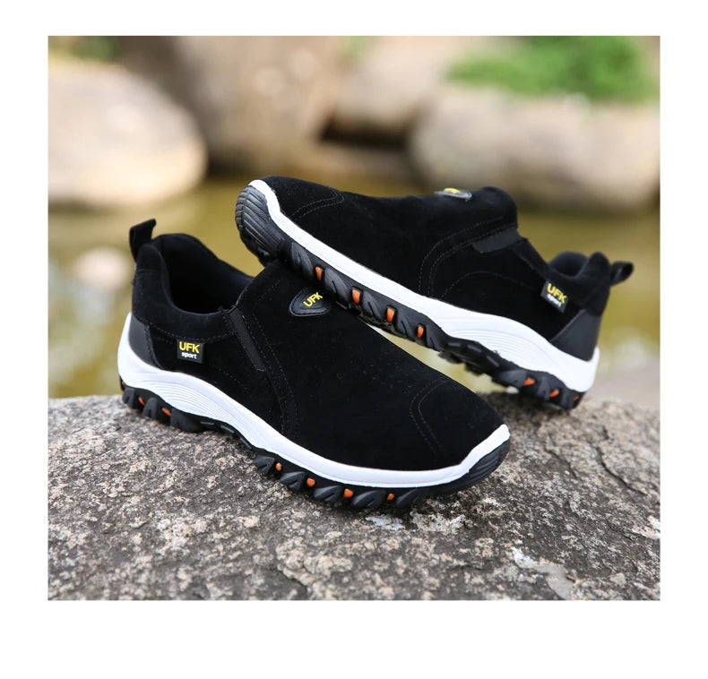 2024 New Casual Men's Sports Shoes Outdoor Walking Loafers Comfortable Shoes Fashionable and Lightweight Plus Size 38-50