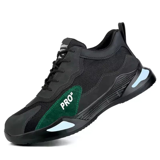 Fashion Safety Shoes Men Boots Steel Toe Shoes Men Puncture-Proof Work Sneakers Male Shoes Work Boots Indestructible Footwear