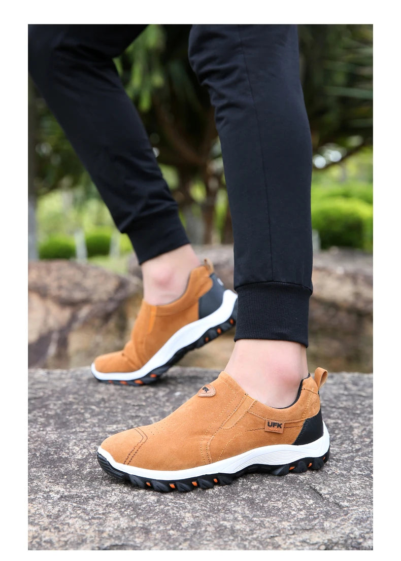2024 New Casual Men's Sports Shoes Outdoor Walking Loafers Comfortable Shoes Fashionable and Lightweight Plus Size 38-50