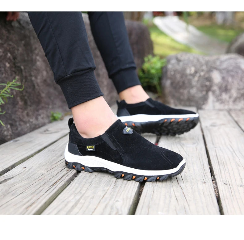 2024 New Casual Men's Sports Shoes Outdoor Walking Loafers Comfortable Shoes Fashionable and Lightweight Plus Size 38-50