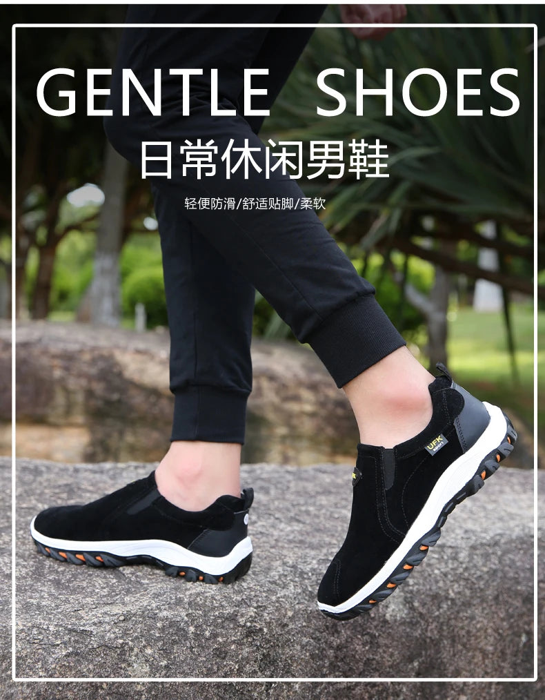 2024 New Casual Men's Sports Shoes Outdoor Walking Loafers Comfortable Shoes Fashionable and Lightweight Plus Size 38-50